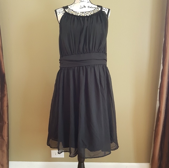 Trixxi Dresses & Skirts - New Trixxi Black Lace Dress size 16W Sleeveless
